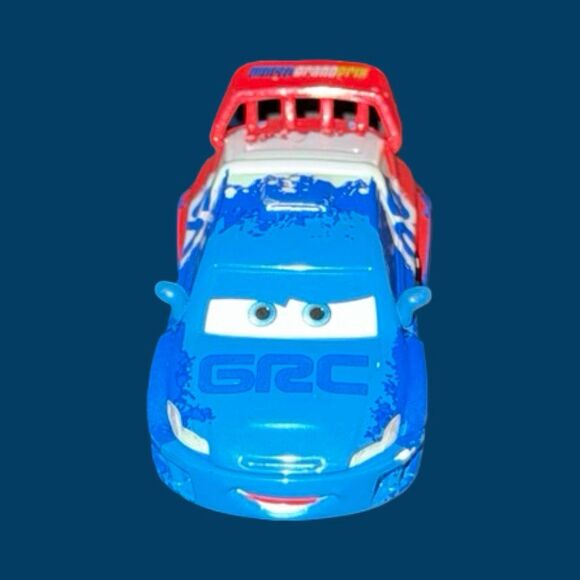 Disney Pixar Raoul ÇaRoule Die Cast Grand Prix Cars 2 Movie A32 - Picture 4 of 8